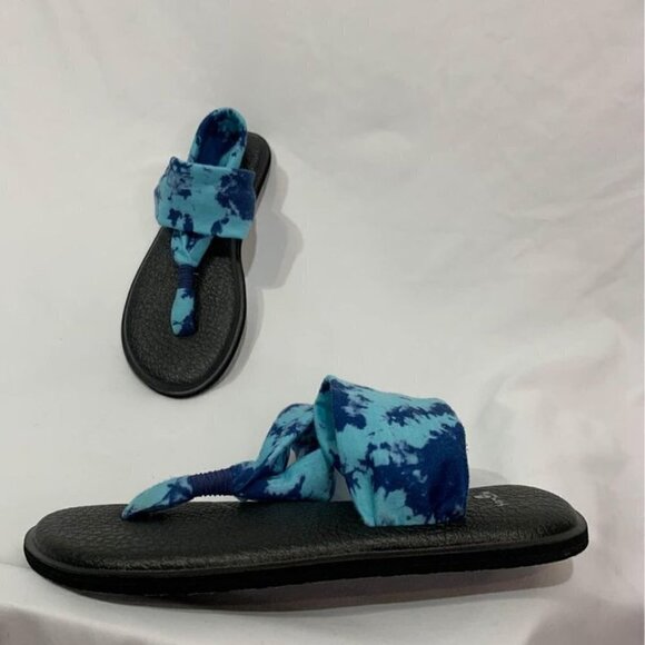 sanuk wrap sandal. Teal/black. Brand new. Size 6. Woman’s shoe. - Picture 5 of 9
